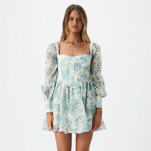 New! Bardot Lila Flounce Dress